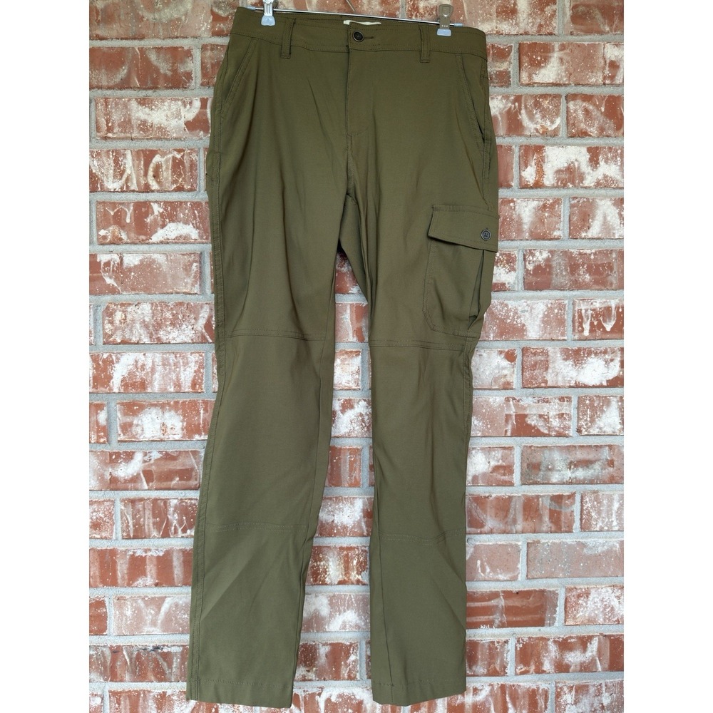 Lake & Trail Outfitters Men Pants 30x30 Green Cargo Pockets‎ Hiking Casual EUC